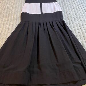 Black and White Women's Dress